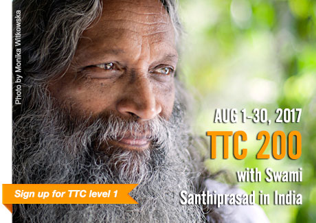 Yoga Teacher Training TTC 200 | with Swami Santhiprasad School of Santhi Yoga Teacher Training School in India and Europe